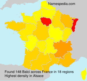 Surname Balci in France Surname Balci in France