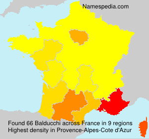 Surname Balducchi in France Surname Balducchi in France