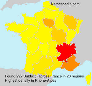 Surname Balducci in France Surname Balducci in France