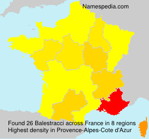Surname Balestracci in France Surname Balestracci in France
