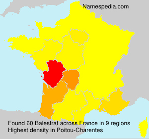 Surname Balestrat in France Surname Balestrat in France