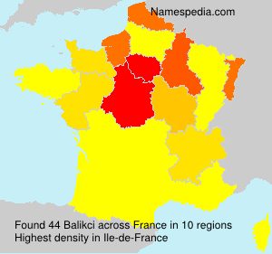 Surname Balikci in France Surname Balikci in France