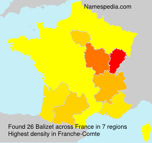 Surname Balizet in France