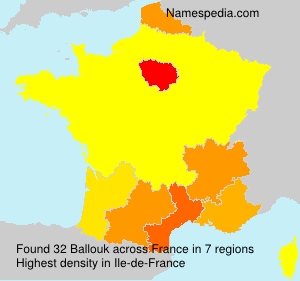 Surname Ballouk in France Surname Ballouk in France