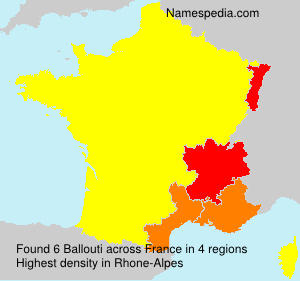 Surname Ballouti in France