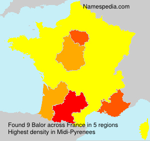 Surname Balor in France Surname Balor in France