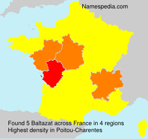 Surname Baltazat in France Surname Baltazat in France
