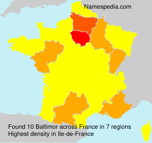 Surname Baltimor in France Surname Baltimor in France