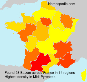 Surname Balzan in France Surname Balzan in France