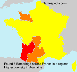 Surname Bambridge in France Surname Bambridge in France