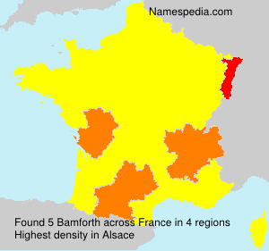 Surname Bamforth in France Surname Bamforth in France
