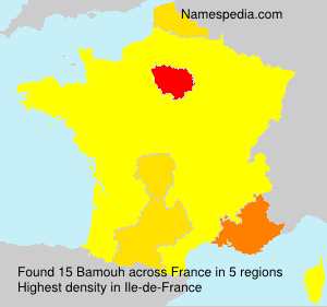 Surname Bamouh in France Surname Bamouh in France