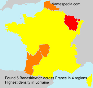 Surname Banaskiewicz in France Surname Banaskiewicz in France