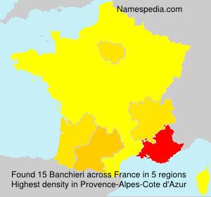 Surname Banchieri in France