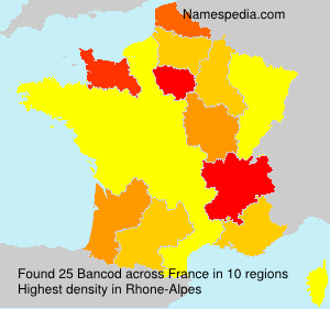 Surname Bancod in France Surname Bancod in France
