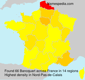 Surname Bancquart in France Surname Bancquart in France
