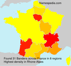 Surname Bandera in France Surname Bandera in France