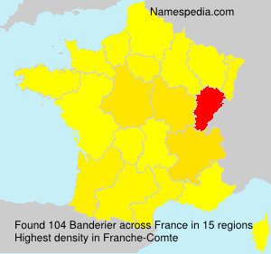 Surname Banderier in France Surname Banderier in France