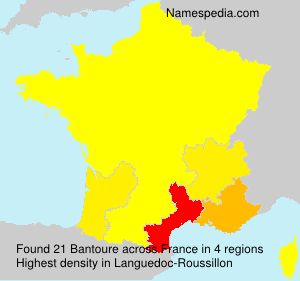 Surname Bantoure in France Surname Bantoure in France