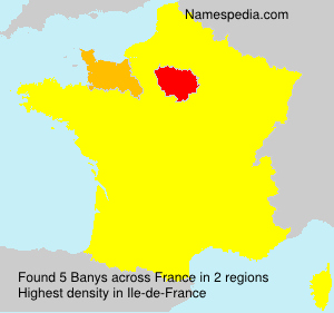 Surname Banys in France Surname Banys in France