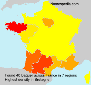 Surname Baquer in France Surname Baquer in France