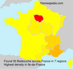 Surname Barbouche in France Surname Barbouche in France