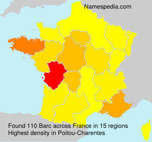 Surname Barc in France Surname Barc in France