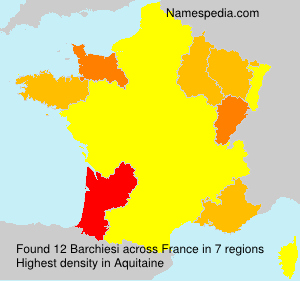 Surname Barchiesi in France Surname Barchiesi in France