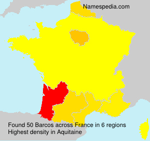 Surname Barcos in France Surname Barcos in France