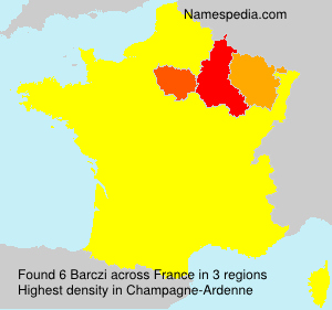Surname Barczi in France Surname Barczi in France