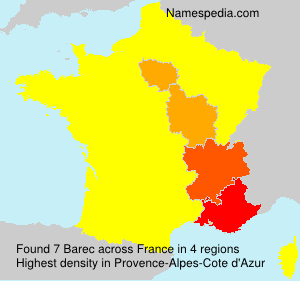 Surname Barec in France Surname Barec in France