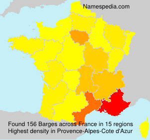 Surname Barges in France Surname Barges in France