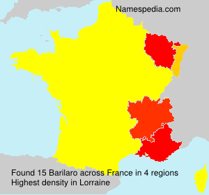 Surname Barilaro in France Surname Barilaro in France