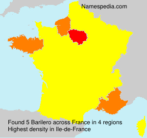 Surname Barilero in France Surname Barilero in France