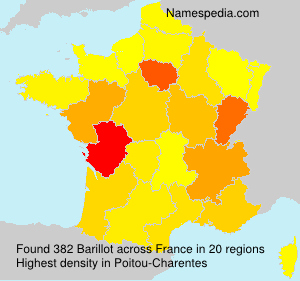 Surname Barillot in France Surname Barillot in France