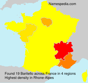 Surname Baritello in France Surname Baritello in France