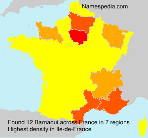 Surname Barnaoui in France Surname Barnaoui in France