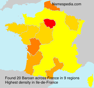 Surname Baroan in France Surname Baroan in France