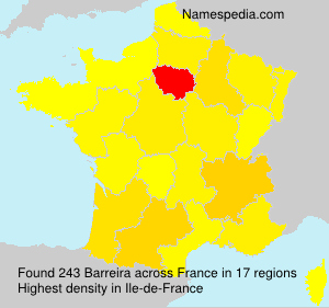 Surname Barreira in France Surname Barreira in France