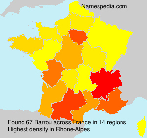 Surname Barrou in France Surname Barrou in France