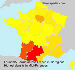 Surname Barrue in France Surname Barrue in France