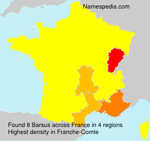 Surname Barsus in France Surname Barsus in France