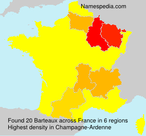 Surname Barteaux in France Surname Barteaux in France