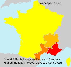 Surname Bartholot in France Surname Bartholot in France