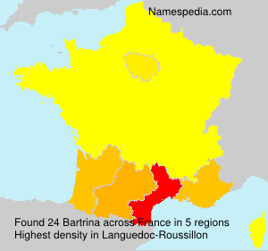 Surname Bartrina in France Surname Bartrina in France