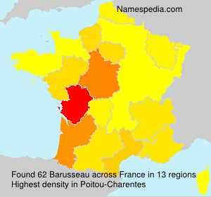 Surname Barusseau in France Surname Barusseau in France