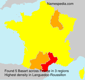 Surname Basart in France Surname Basart in France
