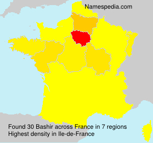 Surname Bashir in France Surname Bashir in France