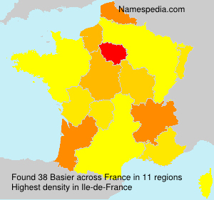 Surname Basier in France Surname Basier in France