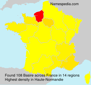 Surname Basire in France Surname Basire in France